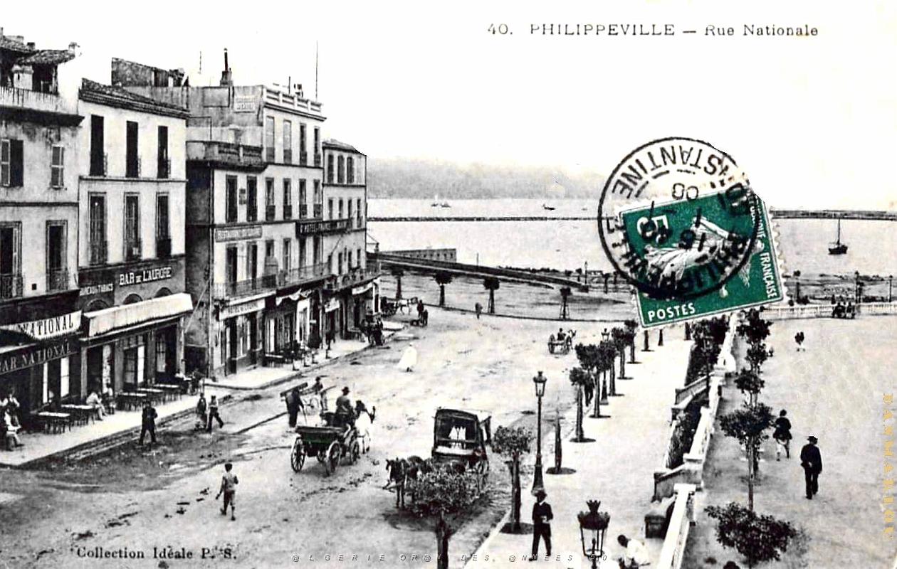 2582- Philippeville - Rue Nationale - 1900.jpg